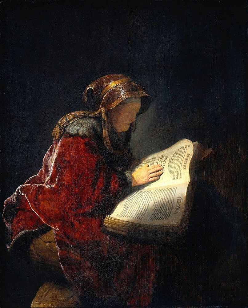 Rembrandt Rembrandt's Mother The Prophetess Anna